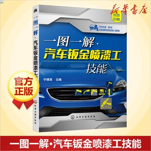 汽车百科大全 汽车与交通运输 化学工业出版 社 书籍 一图一解·汽车钣金喷漆工技能 新华文轩正版 汽车知识书籍