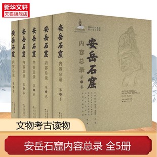 【新华文轩】安岳石窟内容总录(全5册) 正版书籍小说畅销书 新华书店旗舰店文轩官网 天津古籍出版社