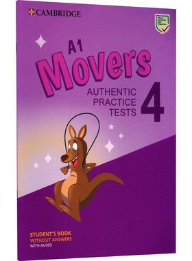 【新华文轩】YLE 真题集4 MOVER 剑桥大学出版社,剑桥英语考评 著 正版书籍 新华书店旗舰店文轩官网 剑桥大学出版社