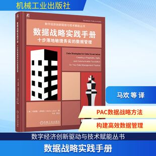 数据战略实践手册 十步落地敏捷务实的数据管理 机械工业出版社正版书籍 数据库系列书籍数据结构数据分析参考书 计算机数据工具书