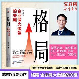关键 中国财政经济出版 臧其超著 高层管理者股权设计 社 中小企业老板提升企业管理水平经营人管到位涨格局 格局企业做大做强
