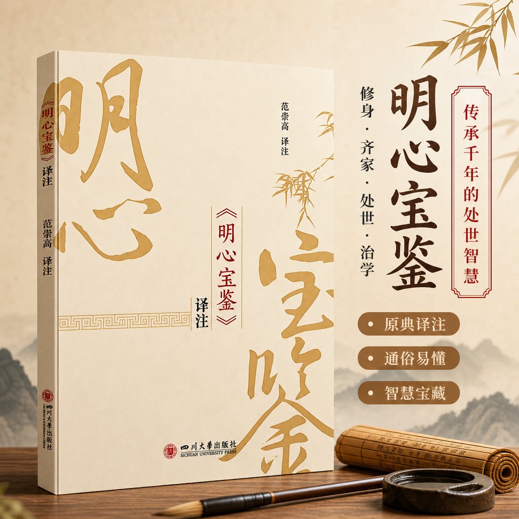 【正版】《明心宝鉴》译注 原文明代前中国古代修身养性安身立命精粹论述白话文启蒙教育文化道德修养书籍 范崇高译四川大学出版社