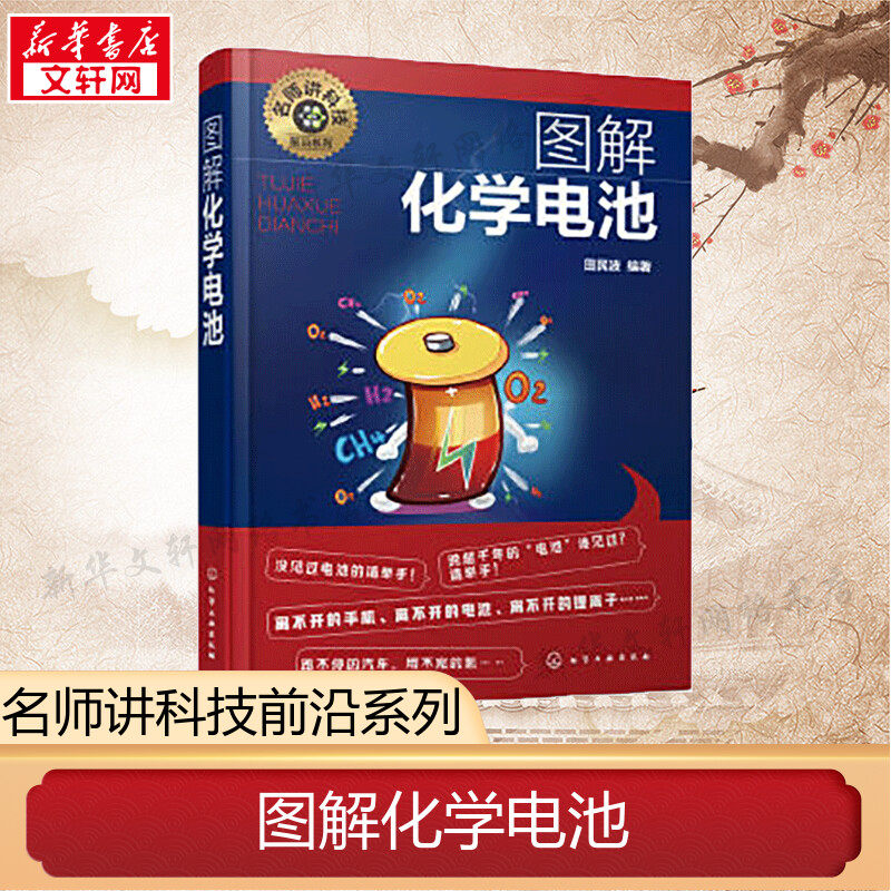 图解化学电池 名师讲科技前沿系列 化学电池原理简史书籍yi次二次电池锂离子燃料电池知识大全 工作原理材料制作工艺