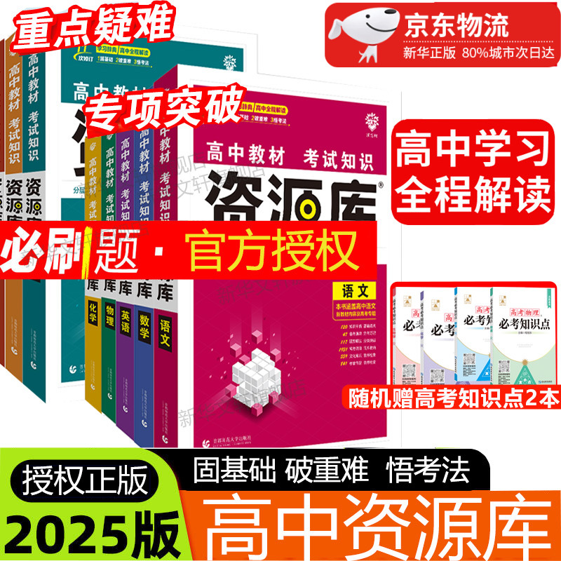 2025新版高中資源庫各學科任選