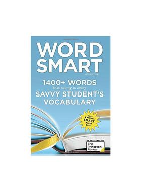 聪明记单词（第六版） Word Smart, 6th Edition: 1400+ Words That Belong in Every Savvy Student’s Vocabulary 进口书英文原