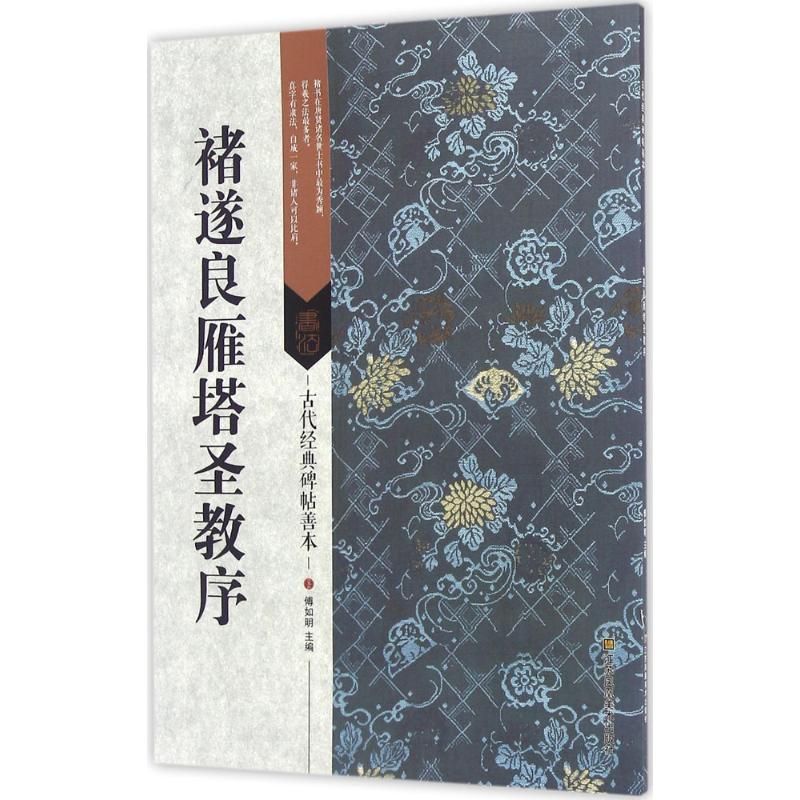 褚遂良雁塔圣教序 傅如明 主编 楷书行书书法入门基础训练字帖 江苏美术出版社 新华书店官网正版图书籍