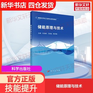 【官方正版】储能原理与技术科学出版社刘海峰,王潜龙,陈亚楠 编大学教材9787030793898教材练习题集历年真题辅导新华书店旗舰店文