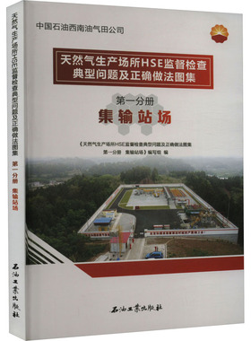 天然气生产场所HSE监督检查典型问题及正确做法图集 第1分册 集输站场 正版书籍 新华书店旗舰店文轩官网 石油工业出版社