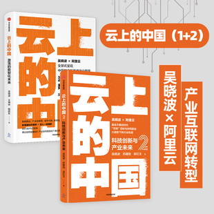 中国1 云上 2册 中信出版 两册 吴晓波等著 智能商业产业互联网转型城市大脑数智化 套装 社图书