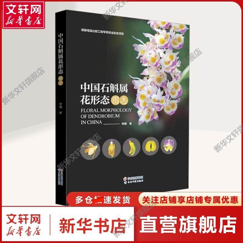 【新华文轩】中国石斛属花形态图志 李璐 著 生物科学生物科学 云南科技出版社正版书籍