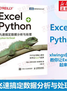 Excel+Python 飞速搞定数据分析与处理  python编程从入门到实战办公软件应用从入门到精通excel数据分析电脑教程书人民邮电出版社