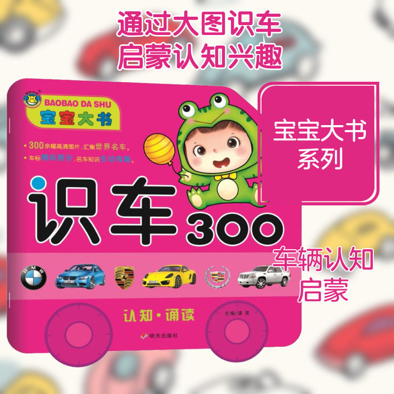 正版 宝宝大书 识车300 拼音拼读训练幼小衔接一日一练 搭配四五快读小熊很忙儿童579d立体书洞洞早教书籍绘本启蒙认知卡