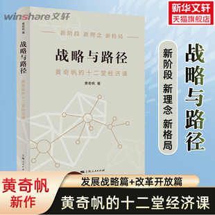 战略与路径 社 黄奇帆 洞见发展战略研究 上海人民出版 十二堂经济课 分析与思考后力作 中国经济理论 宏观视角经济学 新华正版