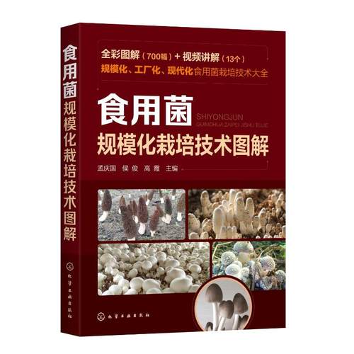 食用菌规模化栽培技术图解 孟庆国、侯俊、高霞 主编 正版书籍 新华书店旗舰店文轩官网 化学工业出版社