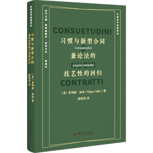 习惯与新型合同 兼论法的技艺性的回归 (意)菲利波•加洛 北京大学出版社 正版书籍 新华书店旗舰店文轩官网