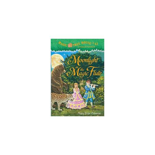 神奇树屋梅林任务13：魔幻长笛上的月光 Magic Tree House Merlin Missions #13: Moonlight on the Magic Flute 英语版 新华正版 - 封面
