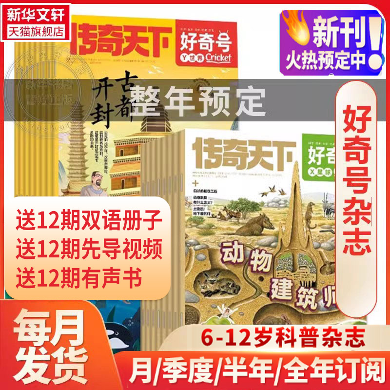 2024年2025好奇号杂志全年订阅
