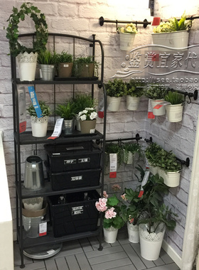 宜家正品拉科搁架单元书架花架隔板柜置物架整理架(61x160cm灰色)