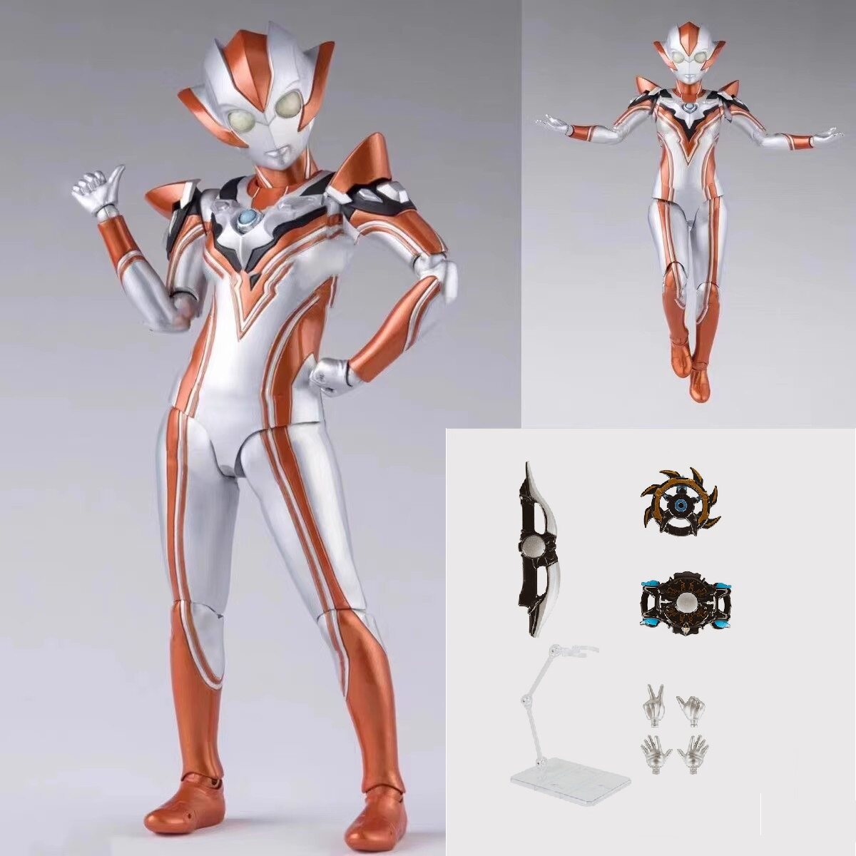 새로운 SHF ULTRAMAN GRIGIO의 관절 이동식 제로 어린이 장난감 모델 인형 모델 장식 선물