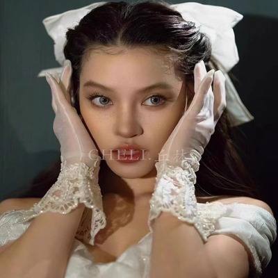 丘林原创设计小众蕾丝蝴蝶结