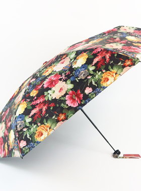 宏达防晒伞五折超短超轻小巧迷你黑胶晴雨两用防紫外线遮阳太阳伞