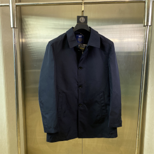 百搭外套春季 短款 J51 商务风翻领防风夹克男青年修身 专柜50码