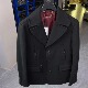 专柜52码 领外套C02 西装 ～商务绅士黑色羊毛呢子大衣男冬季 中长款