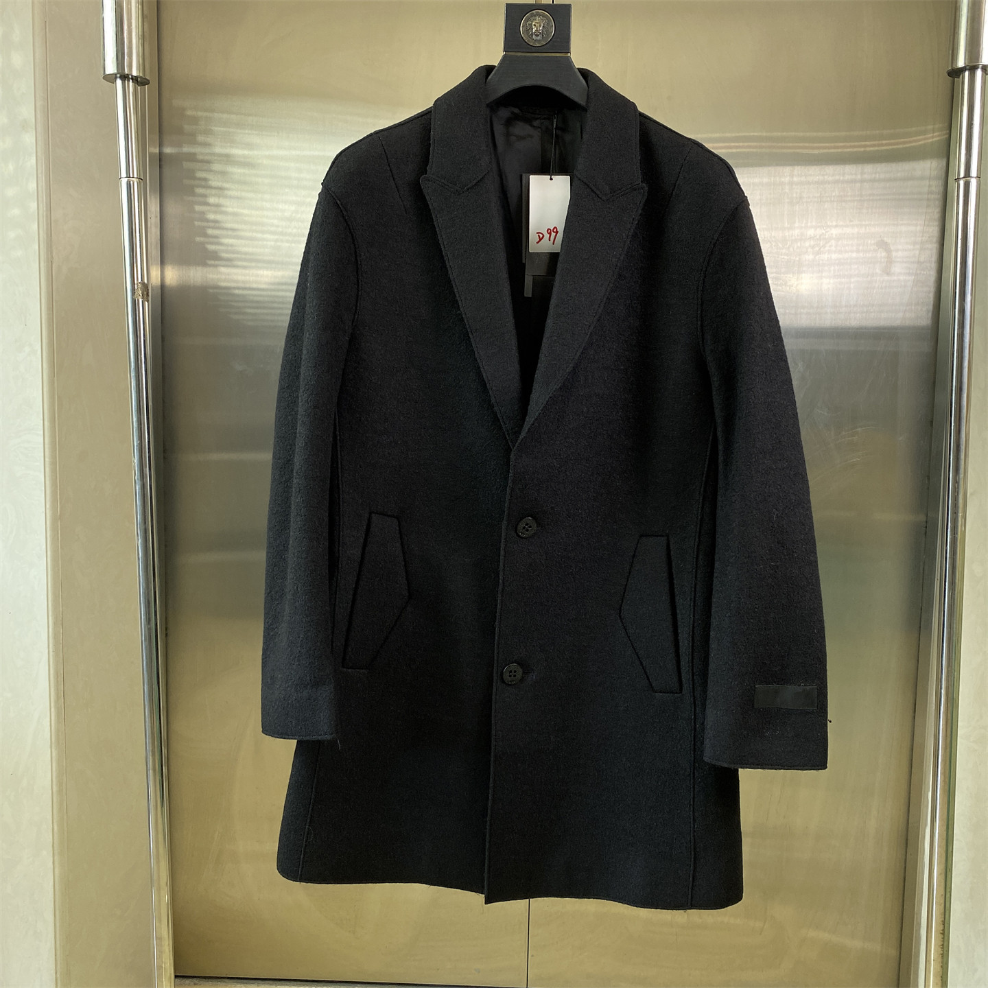 专柜50码商务风40%羊毛西装领中长款毛呢大衣男冬季保暖外套D99,男装,毛呢大衣,淘宝优惠券,粉丝福利购,淘宝优惠卷