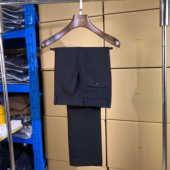 黑色商务休闲免烫西裤 时尚 垂顺长裤 简约正装 H28 男士 西裤 秋季