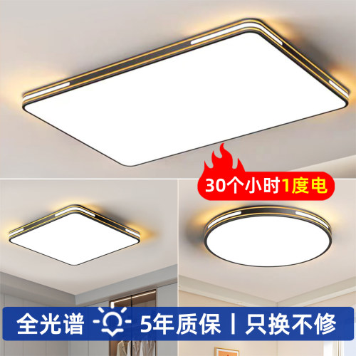 客厅主灯 2026新款大气简约现代LED吸顶灯家用餐厅卧室灯中山灯具