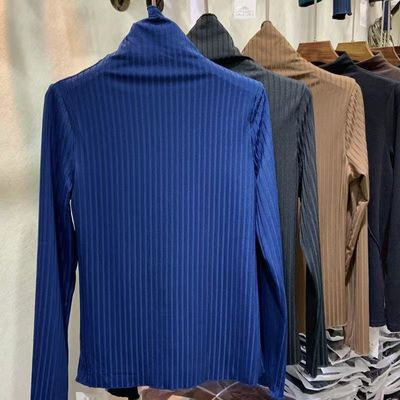 高领打底衫女内搭春秋2025年新款时尚长袖t恤女洋气修身针织上衣