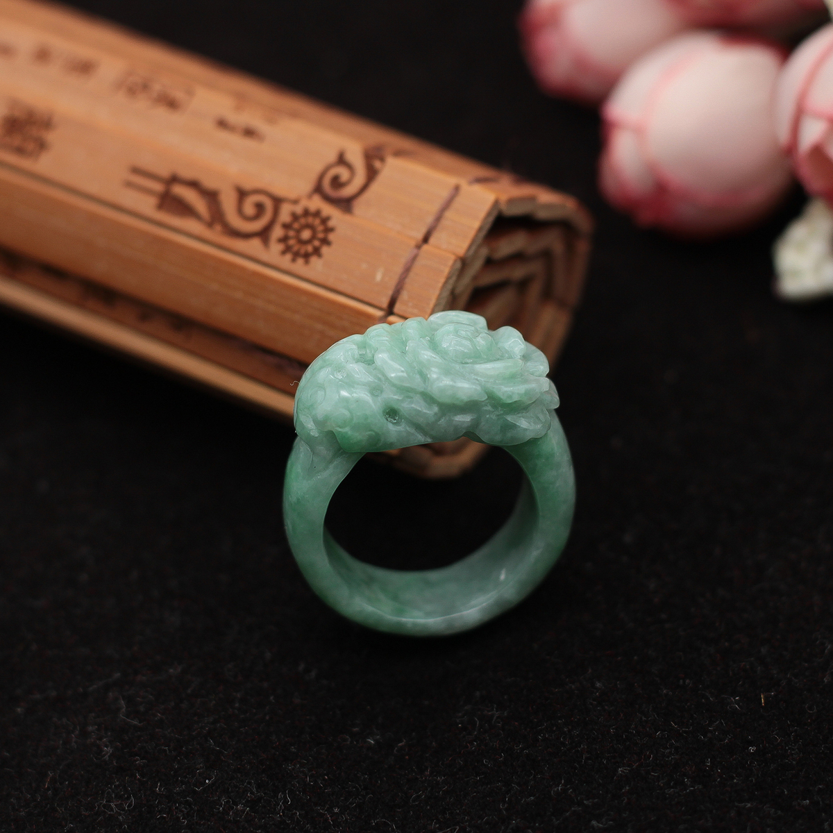糯种飘绿蝴蝶花开富贵玉器特价