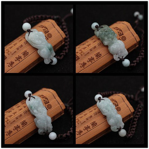 缅甸飘绿招财貔貅玉器多款特价