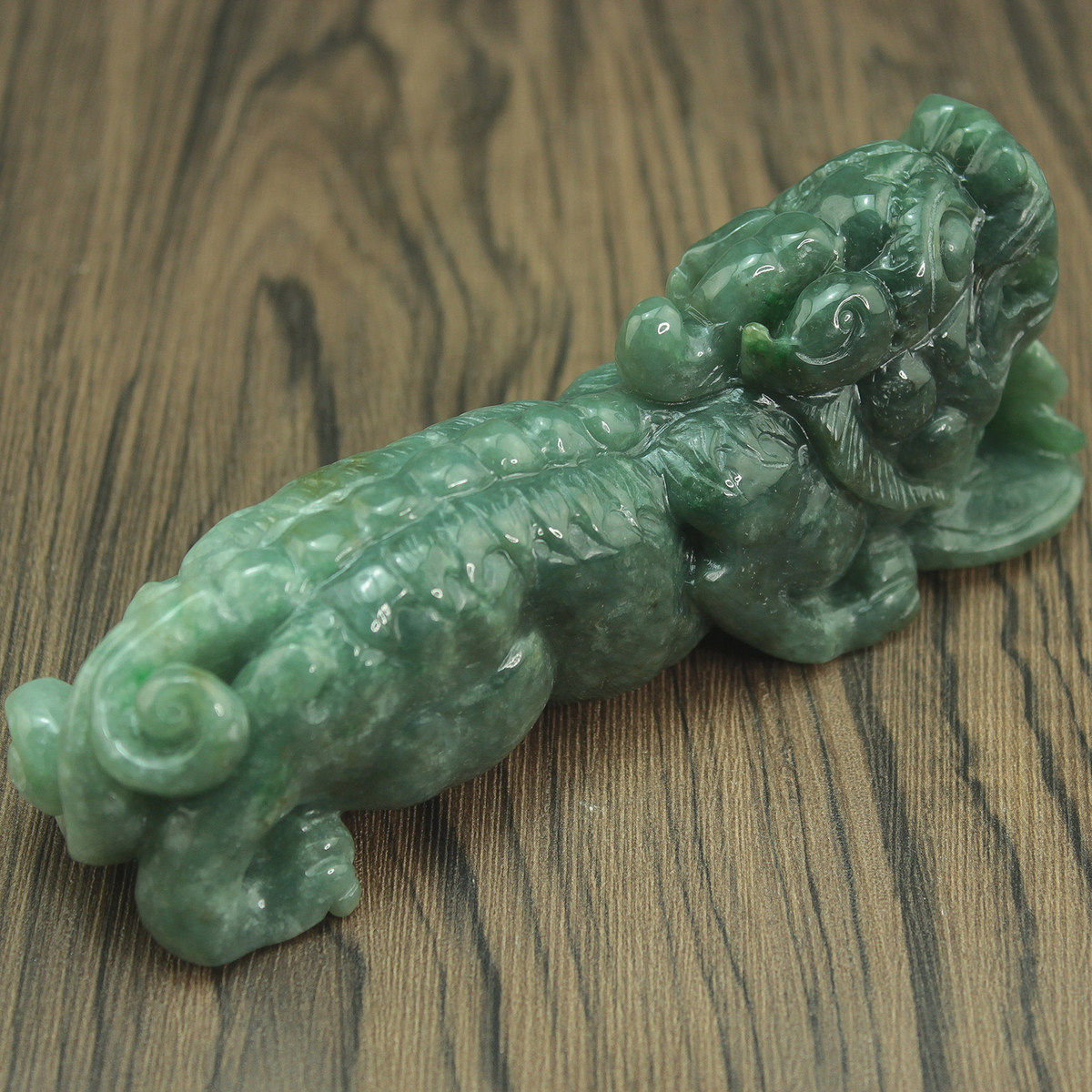工厂直销 天然缅甸翡翠a货玉器 糯种镇宅招财如意貔貅小摆件 包邮