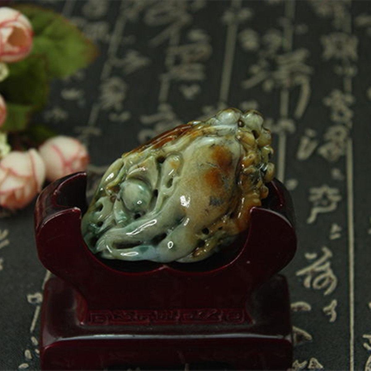 特价 缅甸天然A货翡翠玉器 糯种如意人生大挂件小玩件 证书包邮