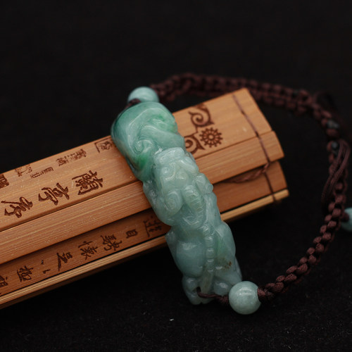 玉器飘绿如意招财貔貅手牌包邮