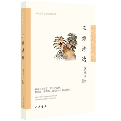 王维诗选全1册平装注释评析 赵仁珪,王贺选注中华书局正版中华古典文学选本丛书 王维诗选集唐诗集全面展示王维诗歌多方面艺术特色