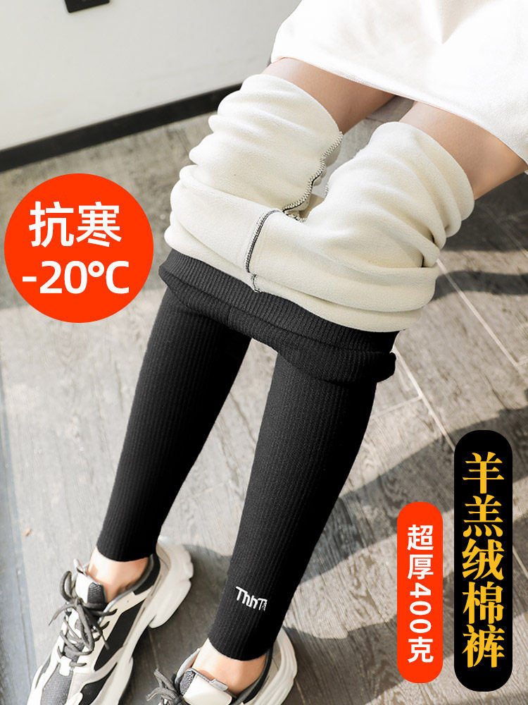 쇼핑몰은 브랜드 할인 여장 대외 무역 가을 겨울 플러스 벨벳 두꺼운 따뜻한 바지 레깅스를 여성이 야외에서 입는 작은 사람들을 위해 철수했습니다