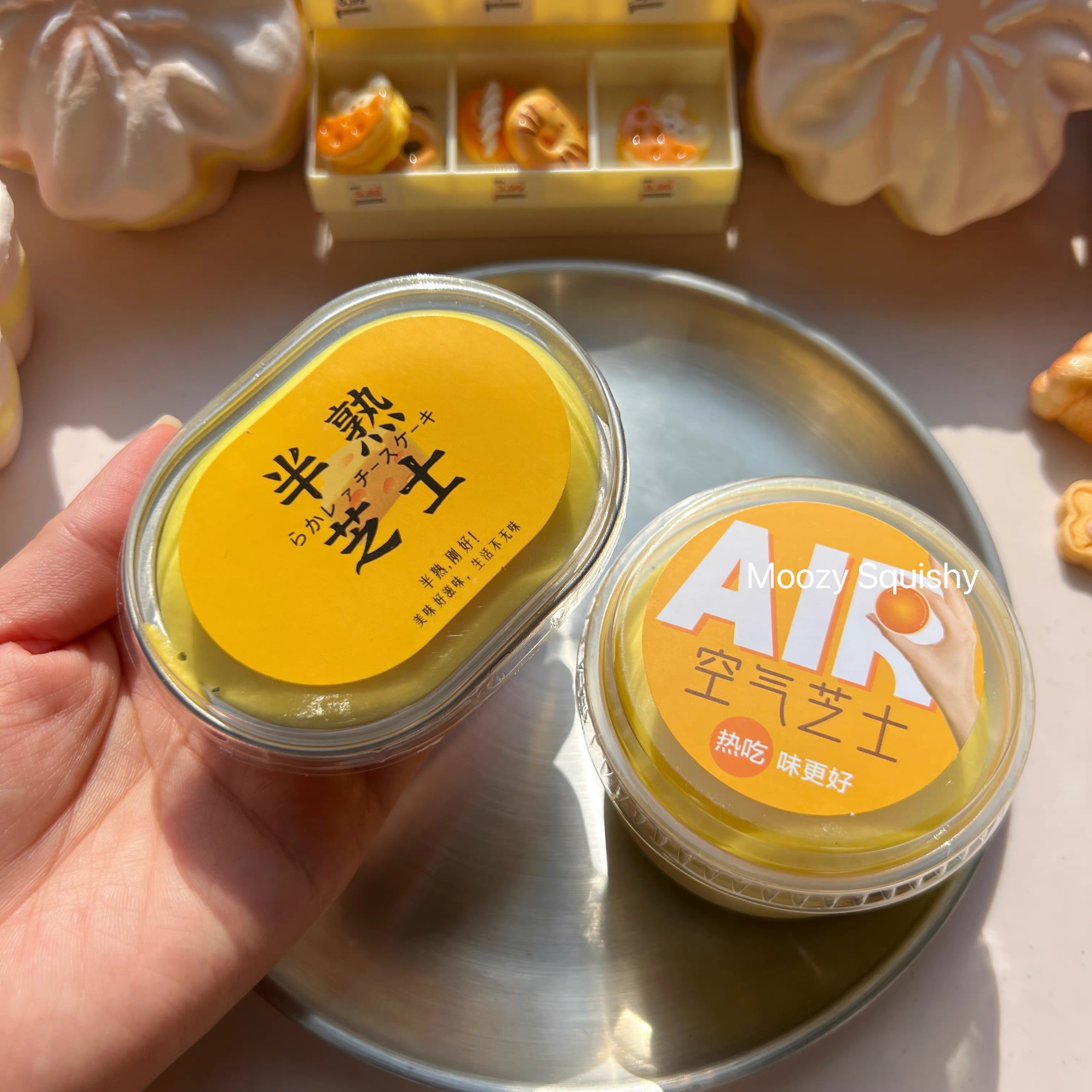 面包捏捏乐半熟芝士慢回弹仿真食物解减压可爱玩具吸手指squishy