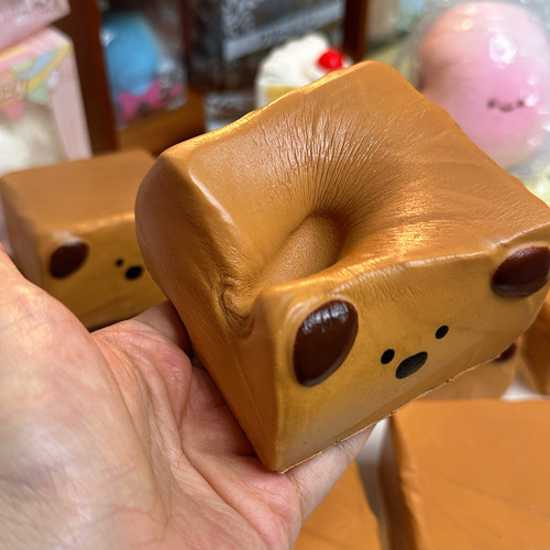 moozy新品巧克力小熊捏捏乐慢回弹解压玩具小红书解压玩具squishy