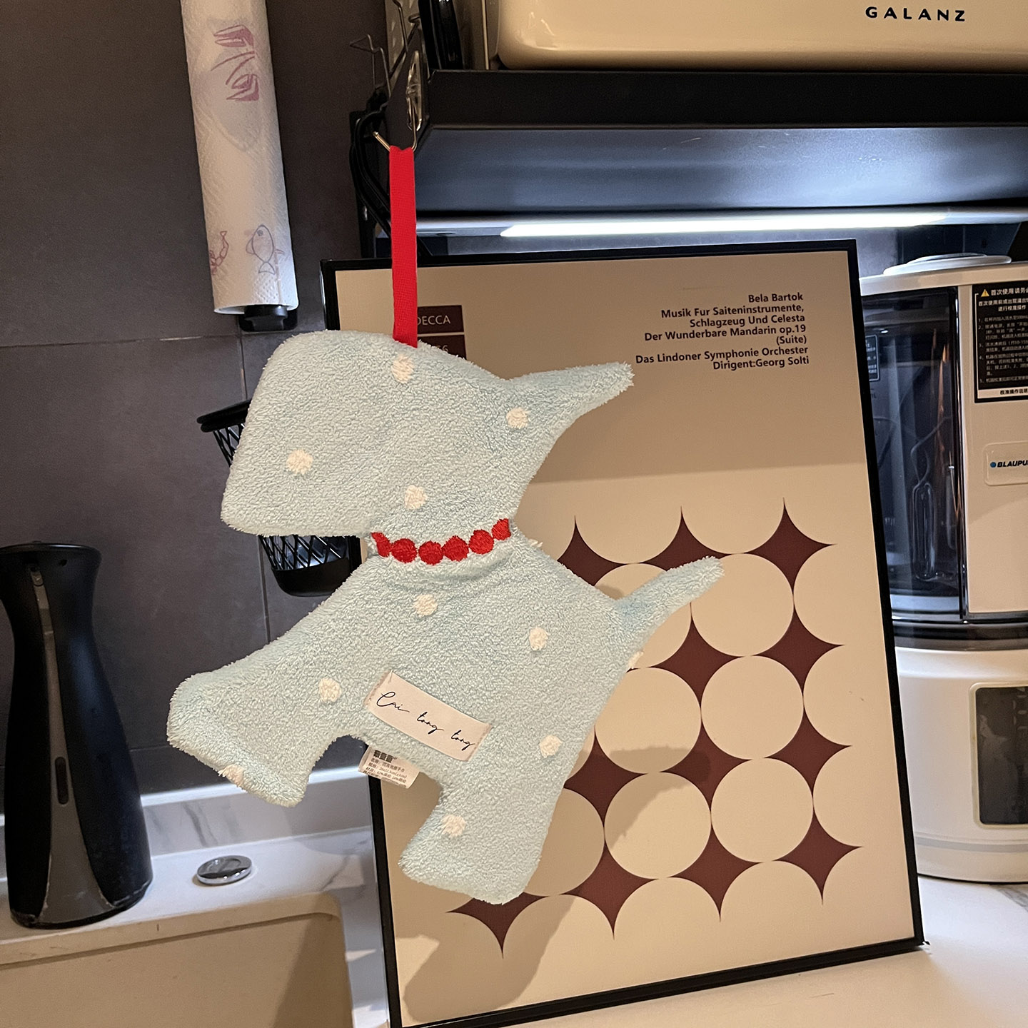 VIELE原创狗狗擦手巾珊瑚绒吸水