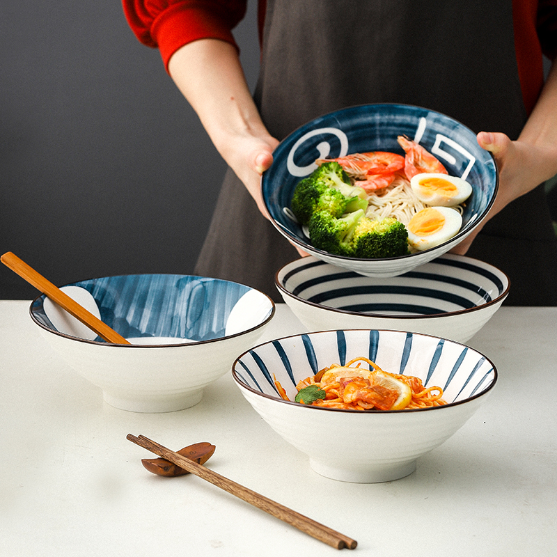 家用大号陶瓷碗汤碗日式面碗