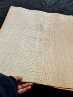 Rapi -Cologed Tiger Leather Pattern Pattern Maple Guitar Guitar Параллельная деревянная кожа, кожаная гитарная гитарная гитара