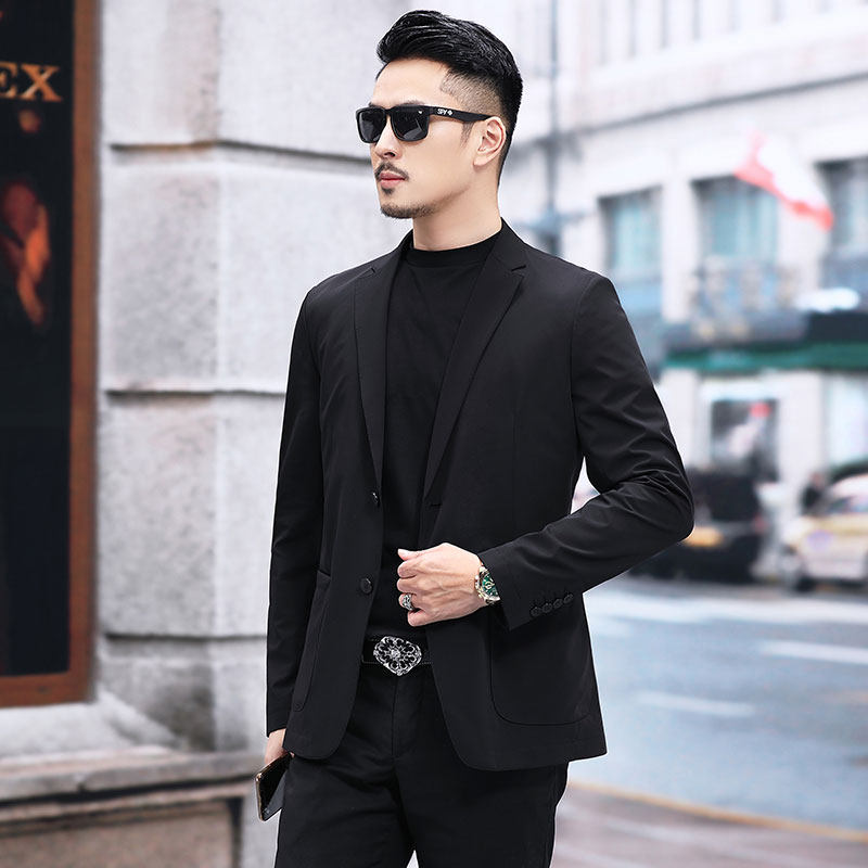 M28001钱塘2020 -2春季男士高端商务休闲便服精品帅外套单西P210图片