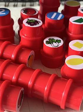 棋子配件插板智慧盒幼儿园数字数学教具单颗配启蒙早教不包邮