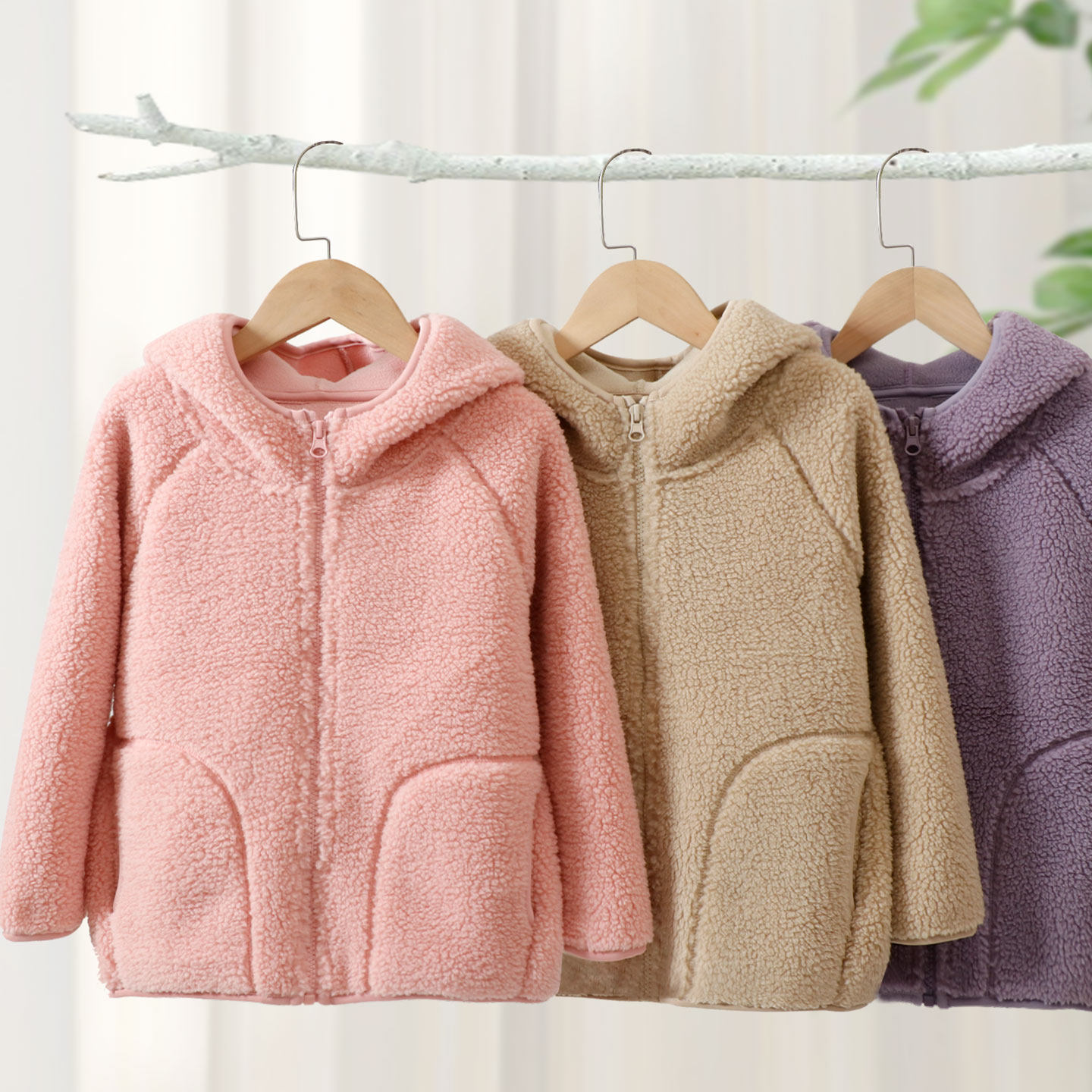 儿童秋冬连帽休闲外套加绒加厚保暖上衣男童女童亲子装春装胖童,童装/婴儿装/亲子装,普通外套,淘宝优惠券,粉丝福利购,淘宝优惠卷