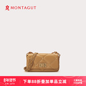 梦特娇女包新款 羊皮菱格链条小方包小香风单肩斜挎包