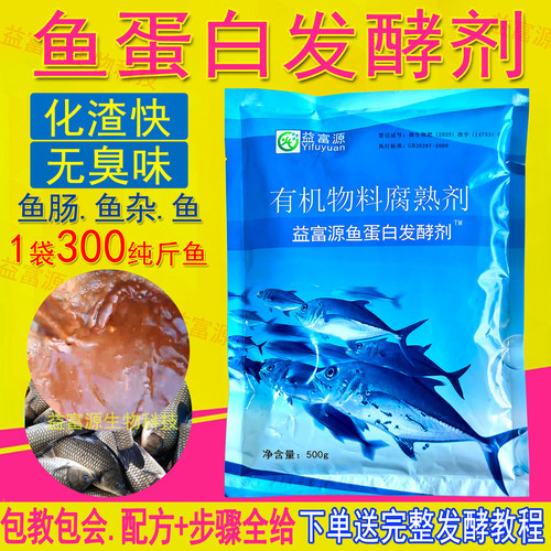 鱼蛋白发酵剂自制鱼肠鱼杂专用
