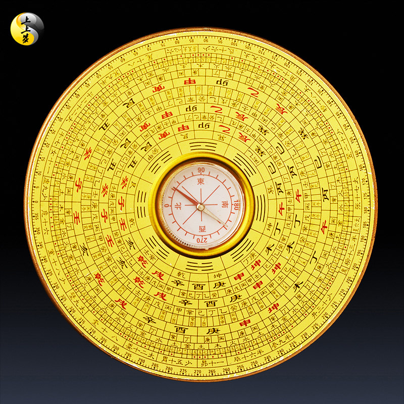 专业罗盘 风水盘 罗经仪 三元三合综合盘 勘测方位可随身携带罗盘