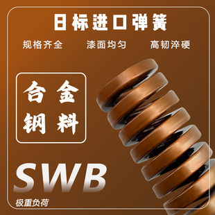 日标茶色外径8-60内径4-30合金钢矩形弹簧扁线耐高温模具压缩配件